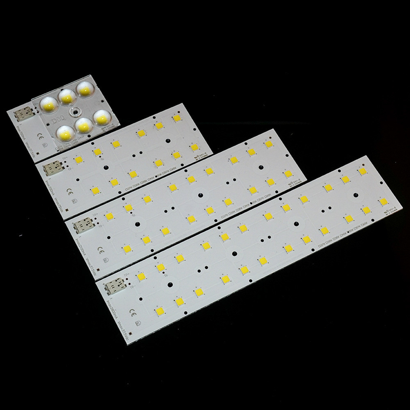 Standard ZHAGA aluminum Width 50mm pcb with led smd5050 streetlight smart board pcb led module