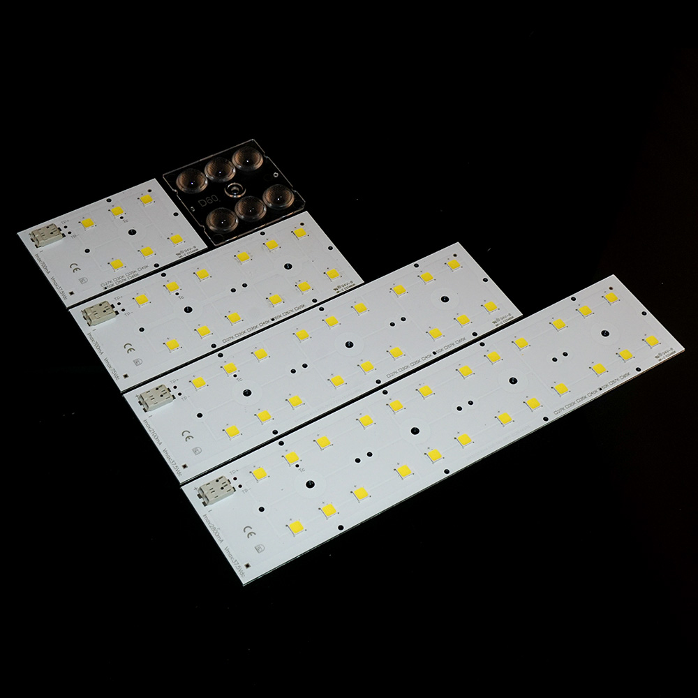 Standard ZHAGA aluminum Width 50mm pcb with led smd5050 streetlight smart board pcb led module