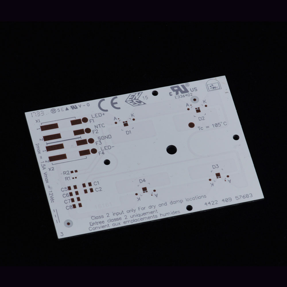 49.5x72mm PCB LED Street Light Module Ra80 5000K CCT AL16161